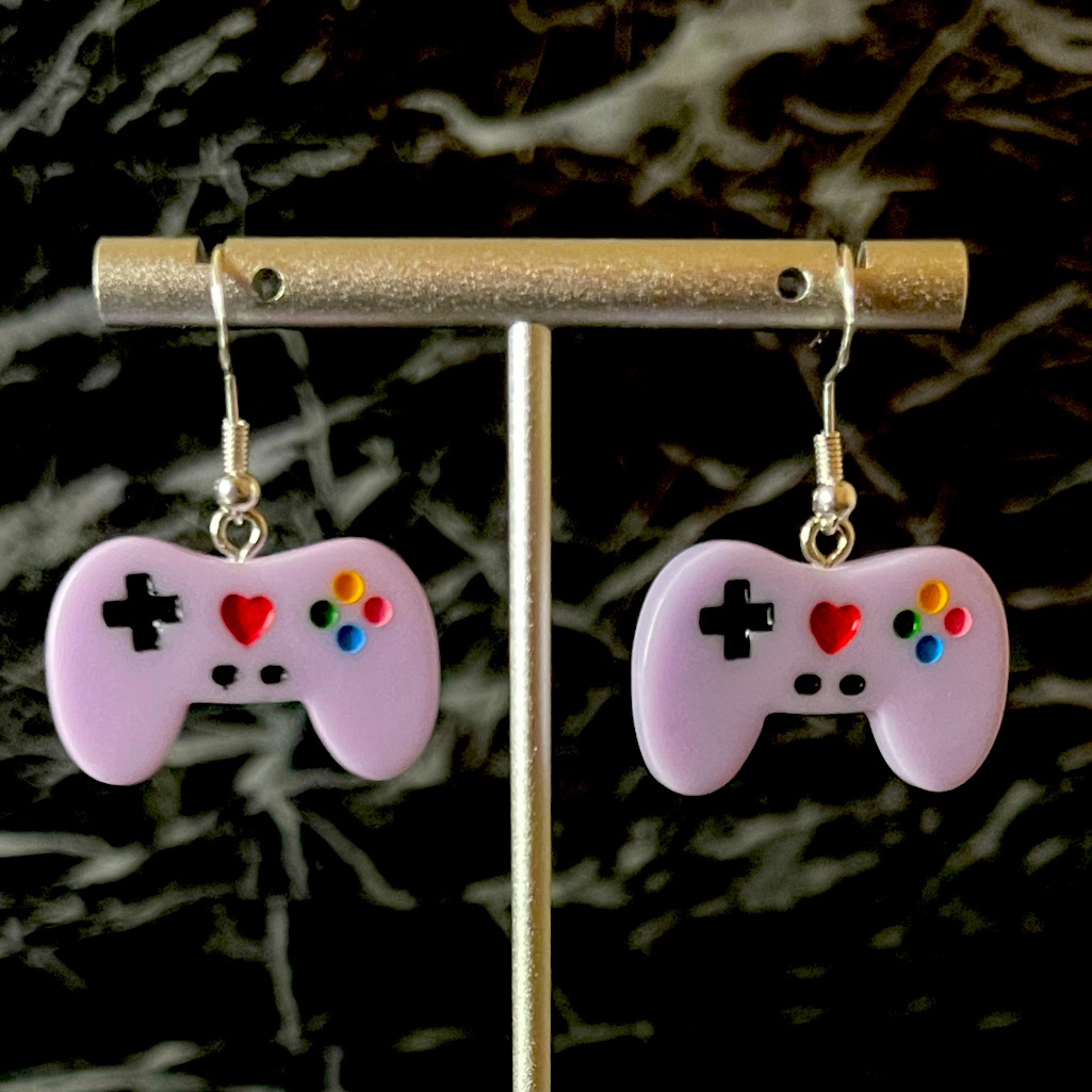 Video Game Controller Earrings 9$